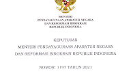 KepmenPANRB Nomor 1197 Tahun 2021 Tentang Jabatan Fungsional Yang Dapat Diisi Oleh PPPK (Pegawai Pemerintah Dengan Perjanjian Kerja)