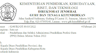 Surat Edaran Pendaftaran dan Seleksi Administrasi Pendidikan Profesi Guru (PPG) Dalam Jabatan Tahun 2022