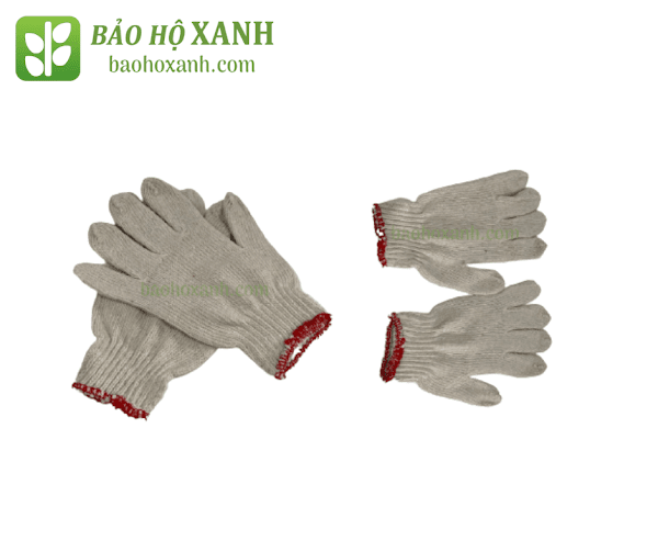 găng tay sợi màu trắng