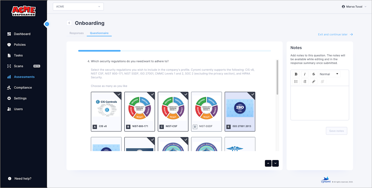 Cynomi AI-powered vCISO Platform