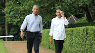   Akrabnya Jokowi Dan Obama Makan Sate Sepiring Berdua Hingga Buat Kaum Sumbu Pendek Gigit Jari