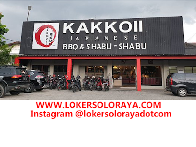 Loker Solo HR Supervisor dan Sales Marketing Staff di Kakkoii Japanese BBQ &...