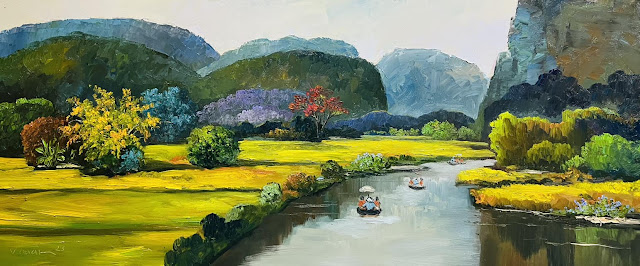 Tranh phong cảnh thôn quê 04