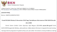 Portal SSCASN Dibuka 11 November 2019 Pagi, Pendaftaran Rekrutemen CPNS 2019 Dimulai 23.11 WIB