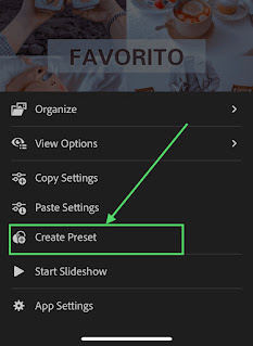 How to save a preset to your user preset list