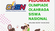 Pedoman O2SN Jenjang SD/MI Tahun 2023