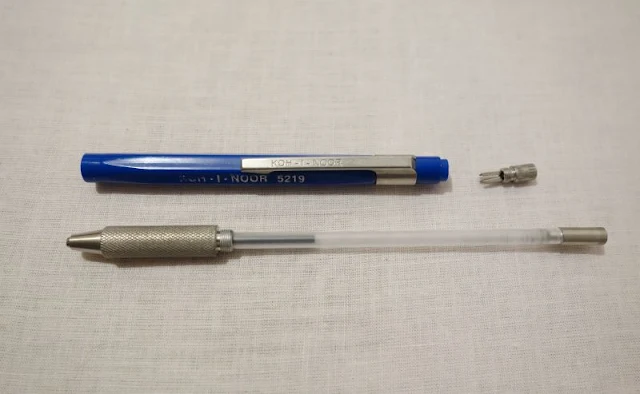 disassembled koh i noor mechanical pencil