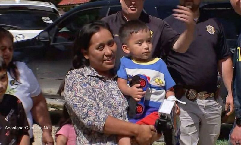 Niño encontrado después de cuatro días perdido en Texas