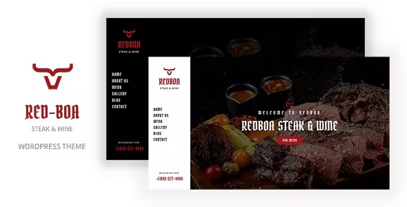 Redboa - Steakhouse Restaurant WordPress Theme