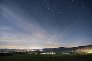 Astrofotografie Sternenhimmel Mondlandschaft Weserbergland Olaf Kerber