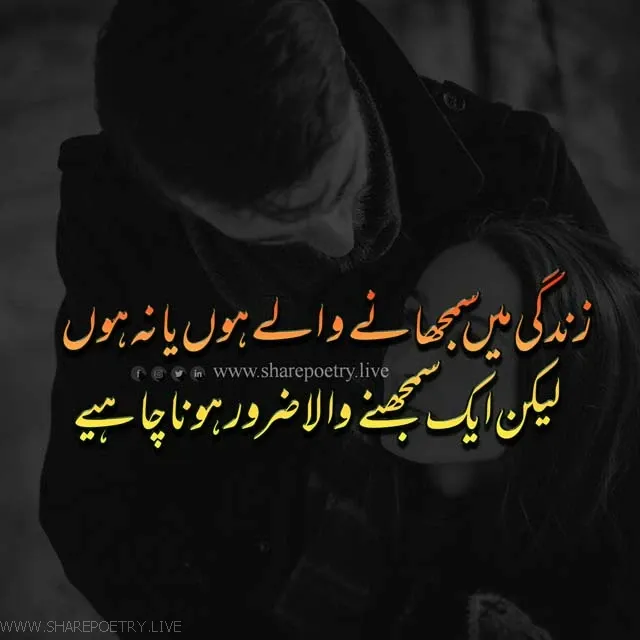 Serious poetry about life in Urdu poetry Images Download