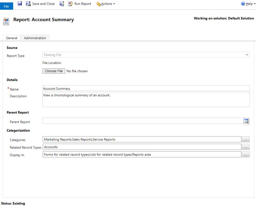 Update an Existing Dynamics 365 Custom Report RDL