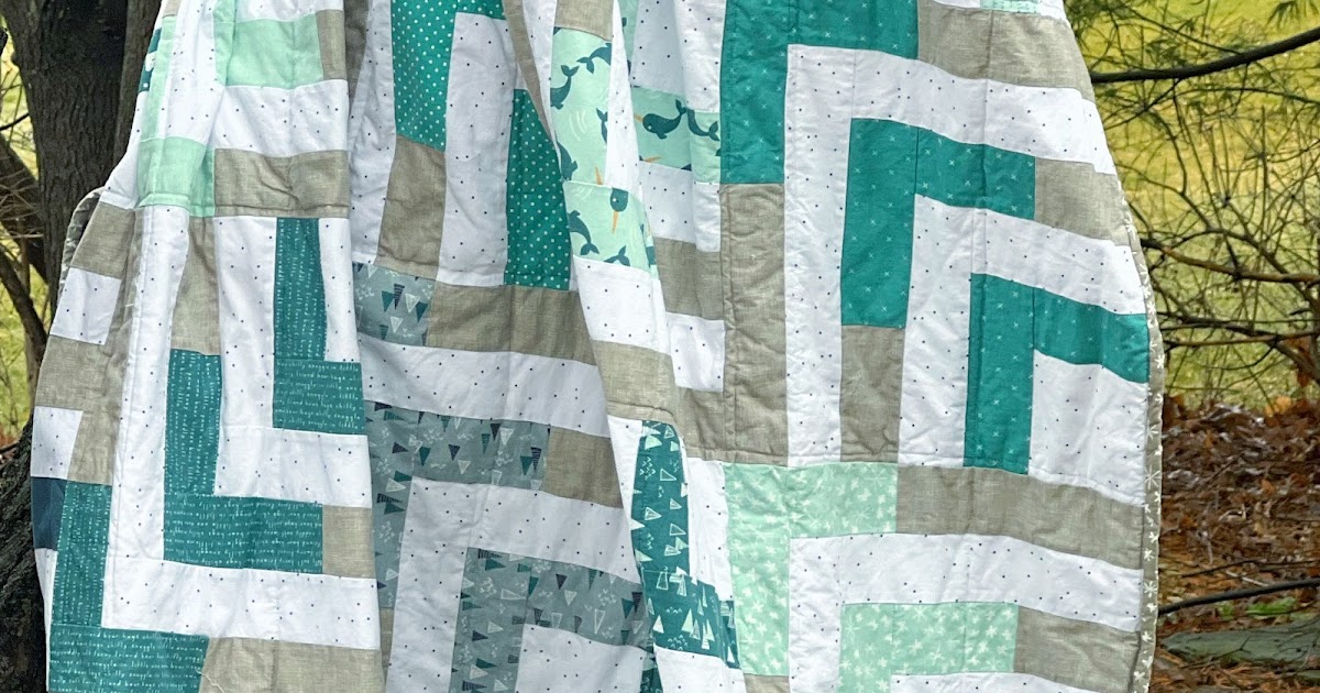Polar Peeking Quilt Kit Featuring Nice Ice Baby Fabric Collection