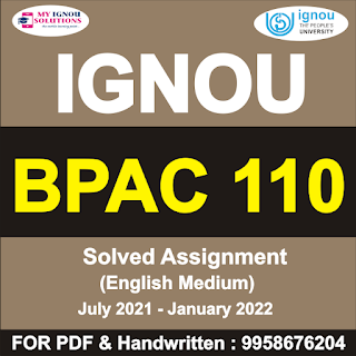 bpac egyankosh; bpac 108; bpac-105; bpac 106; bpac 103 egyankosh; bpac-104; bapah ignou