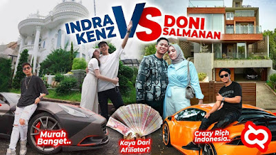 10 The Real Crazy Rich di Indonesia, Doni Salmanan dan Indra Kenz Cs Lewat