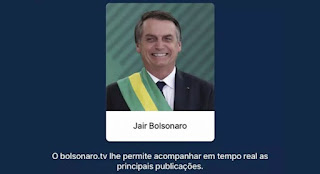 ‘Bolsonaro TV’, aplicativo para acompanhar redes da família Bolsonaro, é lançado