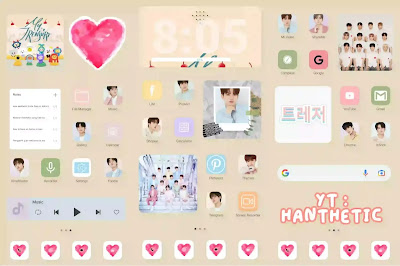 Home Screen Aesthetic Treasure Theme