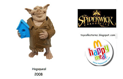 McDonalds Spiderwick Chronicles Happy Meal Toys 2008 Australia and New Zealand Hogsqueal Toy Figure