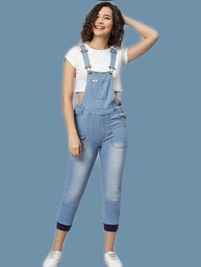 Dungaree-dress