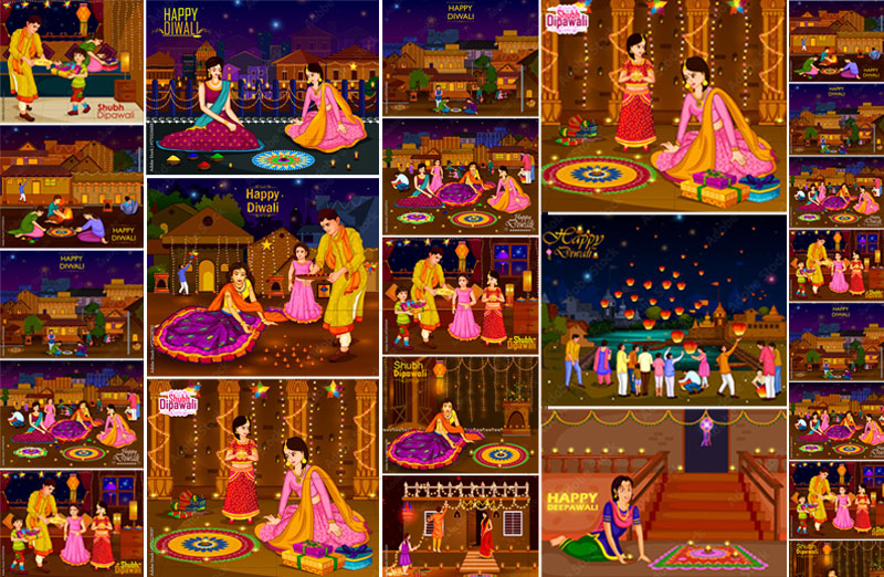 Indian Diwali Festival Collection