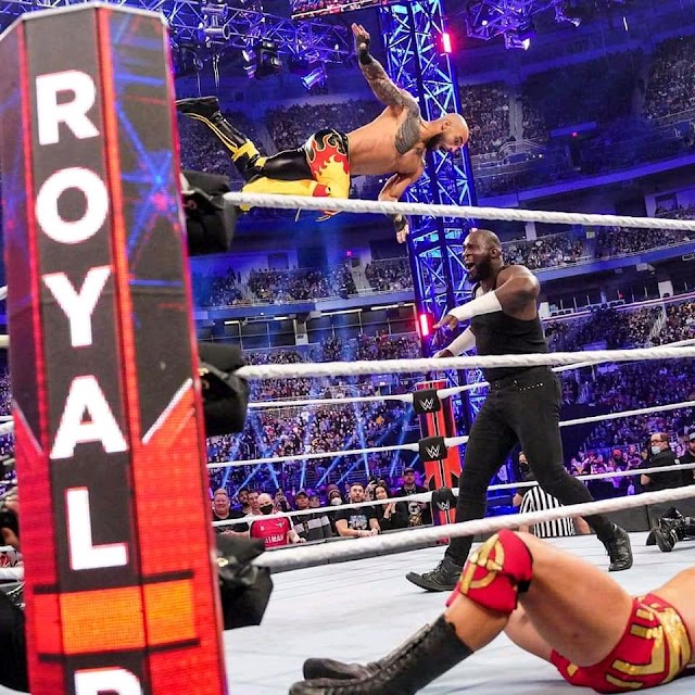 Moments WWE Wrestler Speaks Yoruba at Royal Rumble