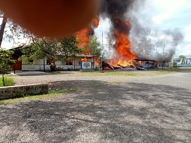  Aksi Demo Anarkis KNPB di Yahukimo, Puluhan Kios Terbakar