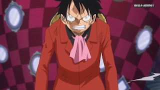 ワンピースアニメ WCI編 851話 ルフィ かっこいい Monkey D. Luffy  | ONE PIECE ホールケーキアイランド編