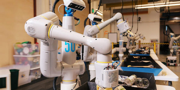 Alphabet is using its prototype robots to clean up the area around Google's offices