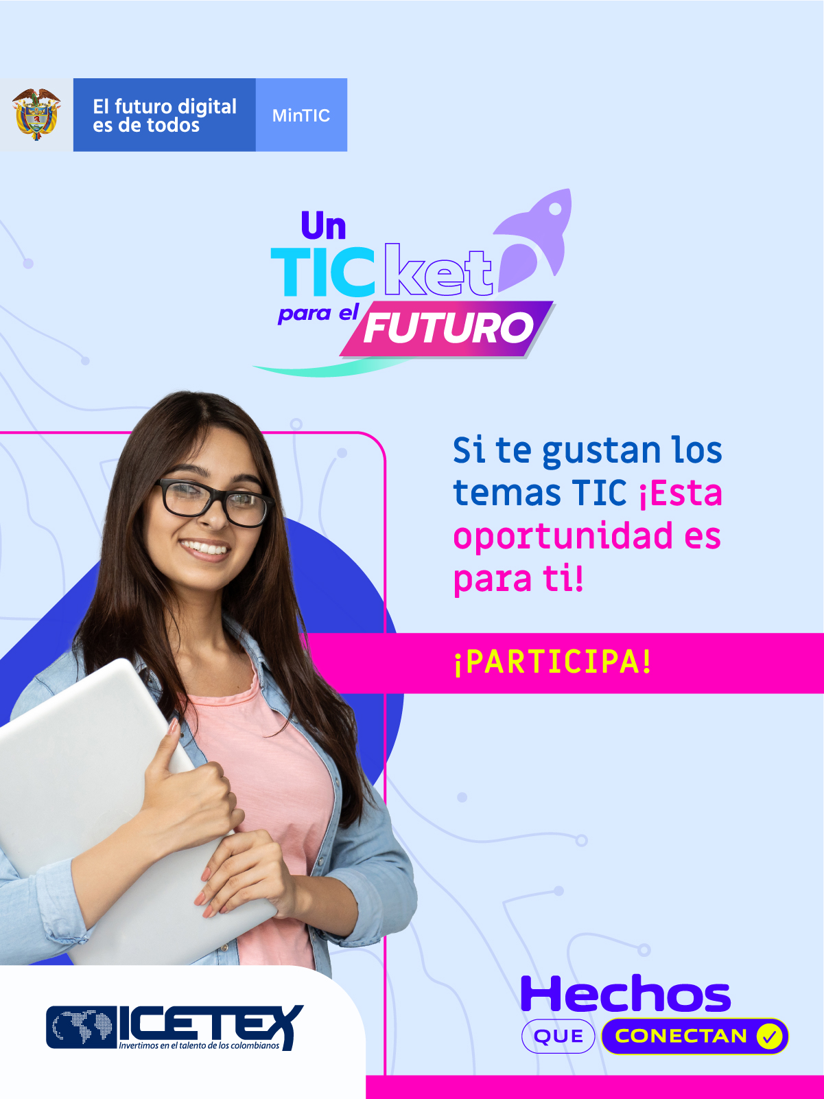 https://www.notasrosas.com/MinTIC e Icetex financiará cuatrocientos 46 programas de diplomados en áreas TIC, en Colombia