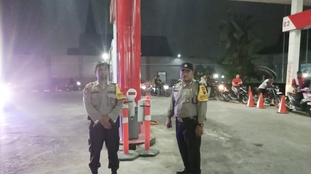 Cegah Kecurangan, Polres Siantar Monitoring Pengisian BBM di SPBU Jelang Hari Raya Idul Fitri 1445 H