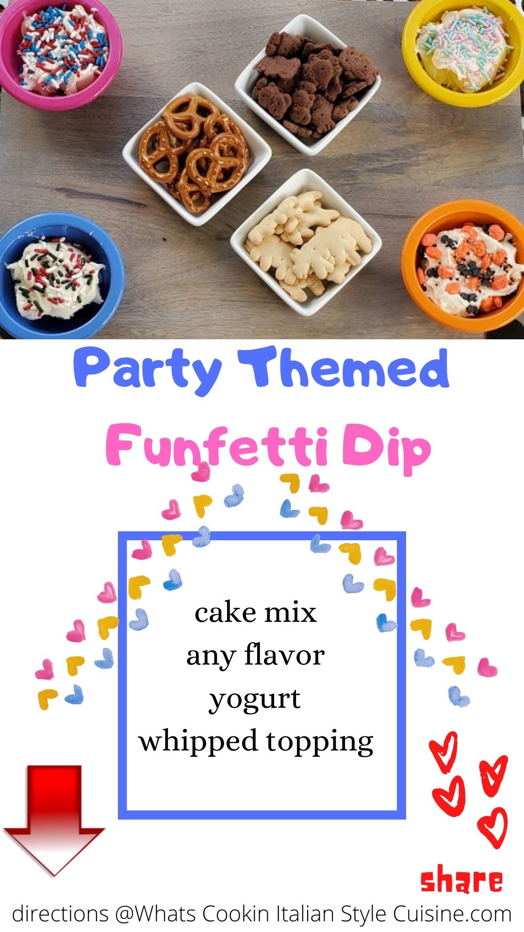 pin for later funfetti dip