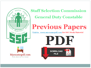 SSC GD Question Paper 2020 in Hindi PDF एसएससी GD मॉडल पेपर इन हिंदी PDF एसएससी गढ़ प्रीवियस ईयर पेपर इन हिंदी SSC GD question paper 2015 in Hindi PDF SSC GD Question Paper 2018 PDF Download in Hindi SSC GD Question Paper 2019 PDF in Hindi एसएससी जीडी पेपर 2019 PDF SSC GD Previous Year Paper in Hindi