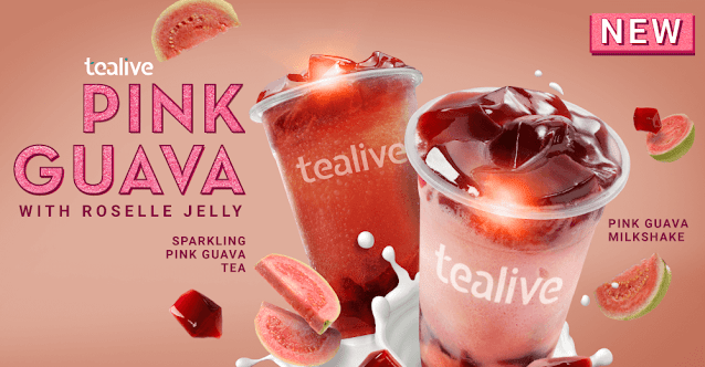 pilihan menu baru tealive pink guava