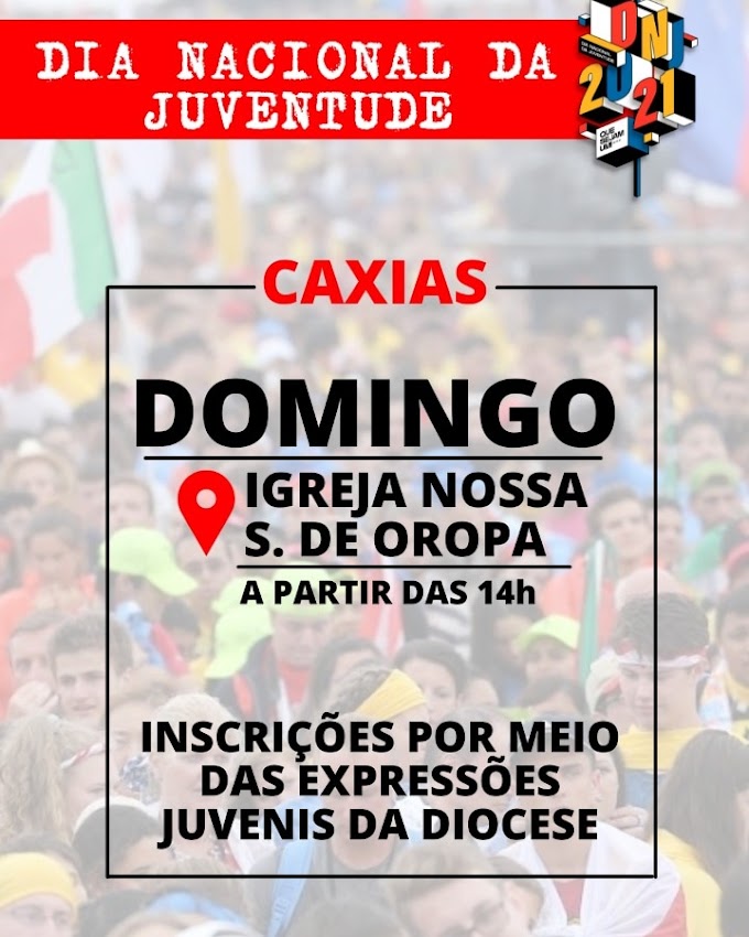 DIA NACIONAL DA JUVENTUDE (DNJ). SINODALIDADE. SILDO MORAIS