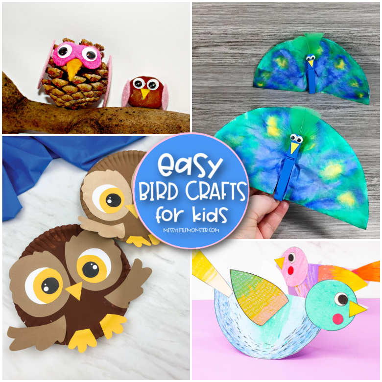 30 Easy Spring Bird Crafts for Kids - Artsy Craftsy Mom