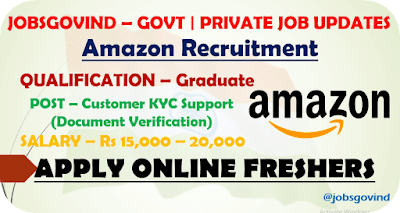 Amazon Recruitment 2022