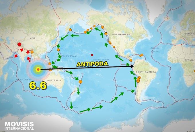 FUERTE SISMO SACUDE A INDONSIA | EL ANTIPODA DE ESTE LUGAR ES ECUADOR  COLOMBIA