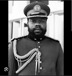 Col Chukwuemeka Odumegwu Ojukwu was born on Nov, 4, 1993, Zungeru Nigeria and died Nov, 26, 2011, London, England. A Nigeria military leader and politician who was head of the secessionist State of Biafra during the Nigerian Civil War.