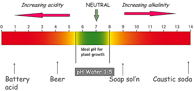 Soil acidity and Alkalinity pH measures