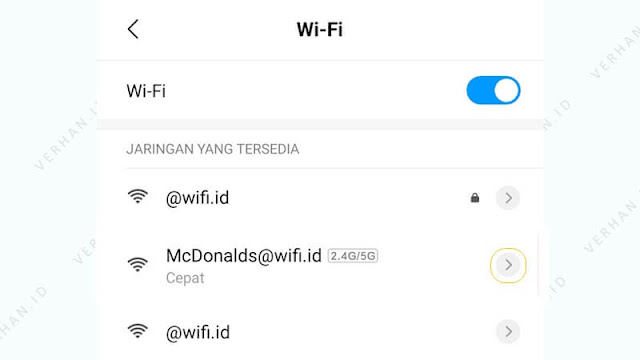 wifi mcdonald