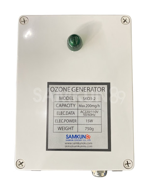 TECNOSYSTEMI SCC600039 Générateur d'Ozone - 30 g/h Noir