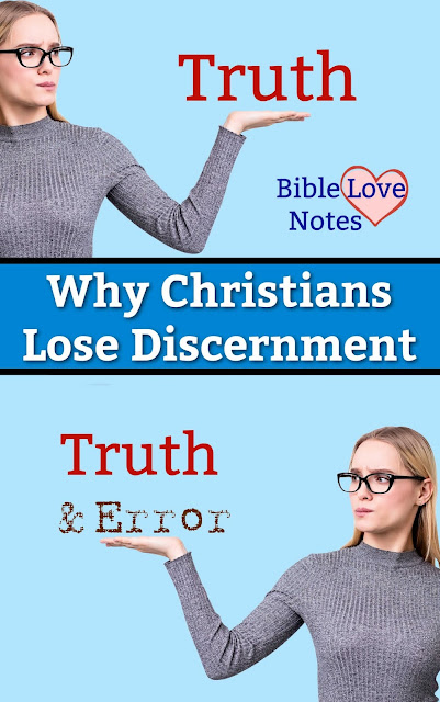 This 1-minute devotion warns us to avoid certain things that cause us to lose our Christian discernment.