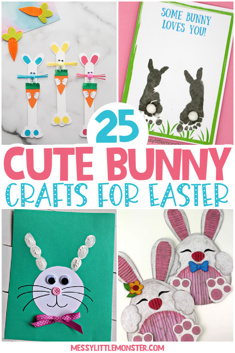 Cute bunny crafts and bunny projects for kids