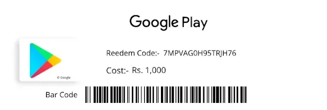 Use this google play redeem code to redeem your google play account then from there you can able to top up your free fire account from your google play account. And you can buy diamonds to your free fire account and from that diamond, you can able to buy different gun skins, characters, pets, etc.