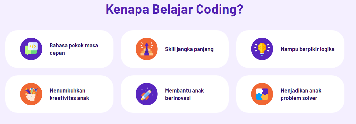 Manfaat belajar coding untuk anak