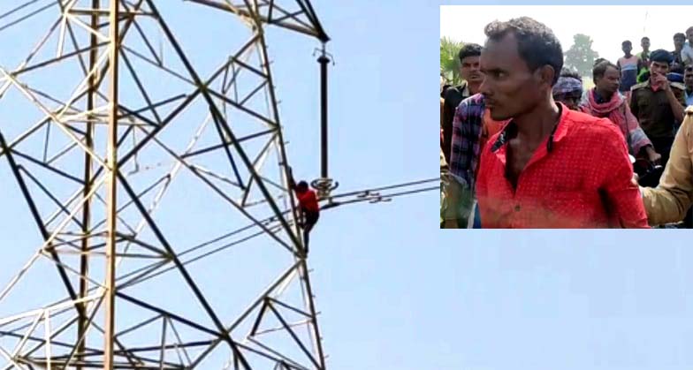 The-young-man-climbed-the-high-tension-tower