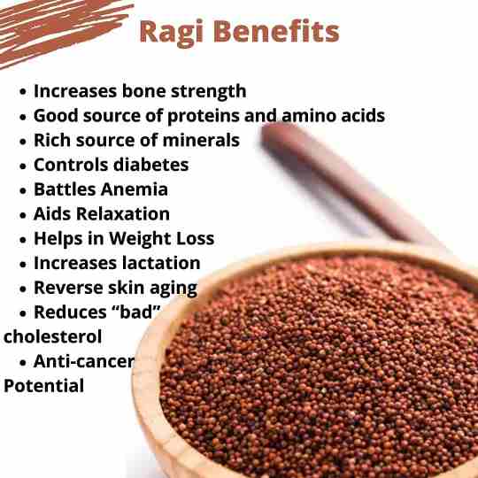 Finger Millet/Ragi benefits