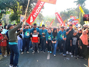 Semarak HUT ke-78 RI Laskar Bates Desa Dayurejo Pasuruan Gelar Jalan Santai