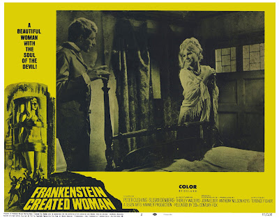 Frankenstein Created Woman, US Lobby Card, Susan Denberg, Thorley Walters