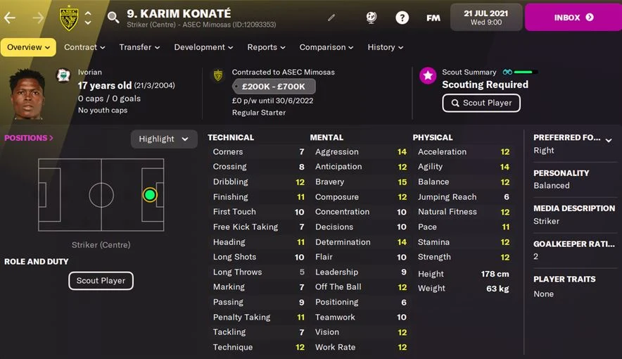 FM22 Karim Konate